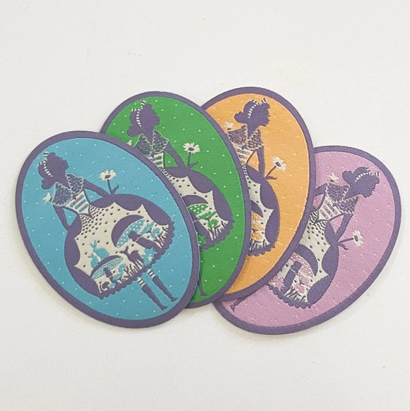 Wonderful Alice Pastel Embroider Patch (4 Colorways)