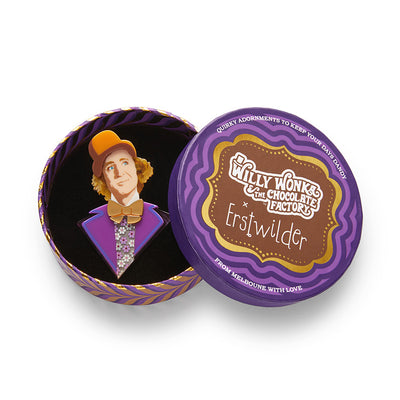 Erstwilder X Willy Wonka Mr Wonka Drop Brooch