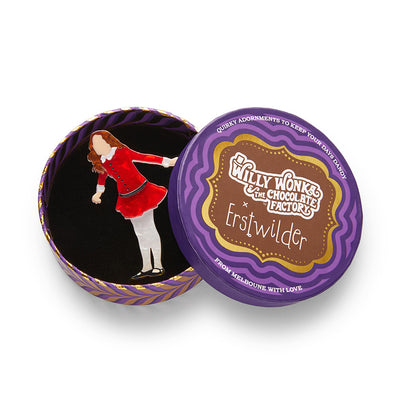 Erstwilder X Willy Wonka Veruca Salt Brooch