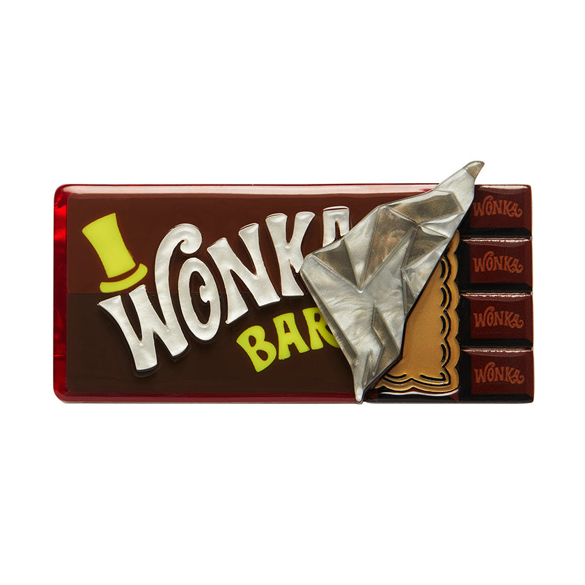 Erstwilder X Willy Wonka Winning Wonka Bar Brooch