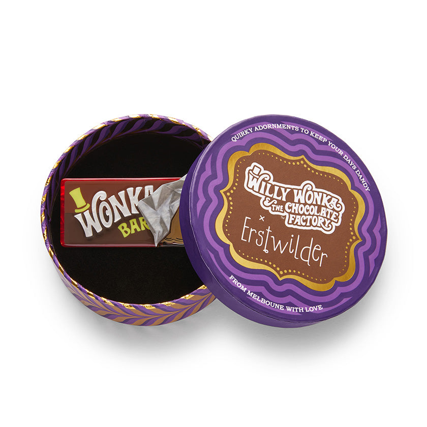 Erstwilder X Willy Wonka Winning Wonka Bar Brooch