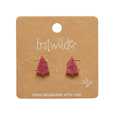 Erstwilder Essentials Christmas Tree Stud Earrings (2 Colorways)