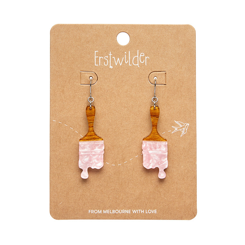 Erstwilder Essentials Paint Brush Ripple Drop Earrings (4 Colorways)