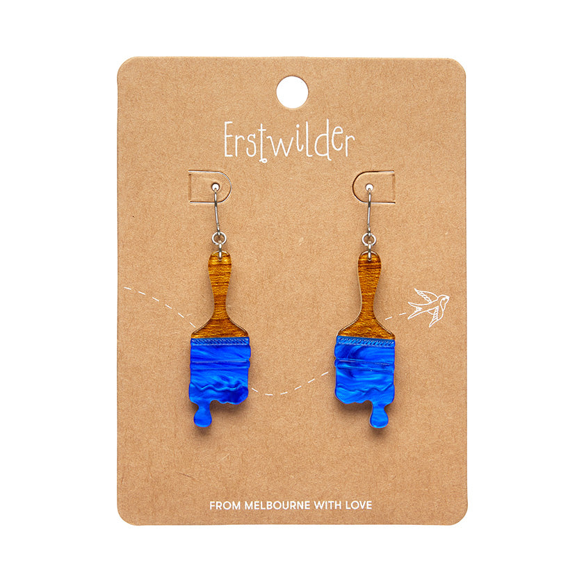 Erstwilder Essentials Paint Brush Ripple Drop Earrings (4 Colorways)