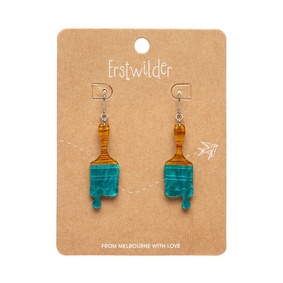 Erstwilder Essentials Paint Brush Ripple Drop Earrings (4 Colorways)