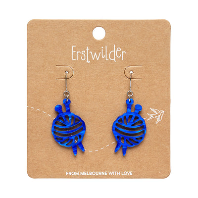 Erstwilder Essentials Paint Brush Ripple Drop Earrings (4 Colorways)