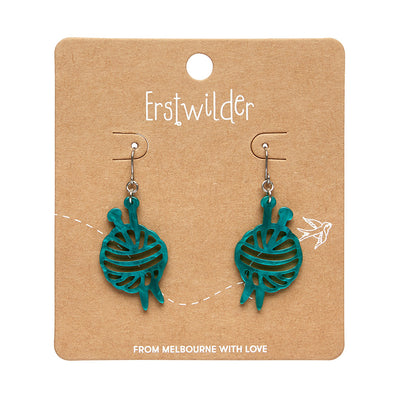 Erstwilder Essentials Paint Brush Ripple Drop Earrings (4 Colorways)