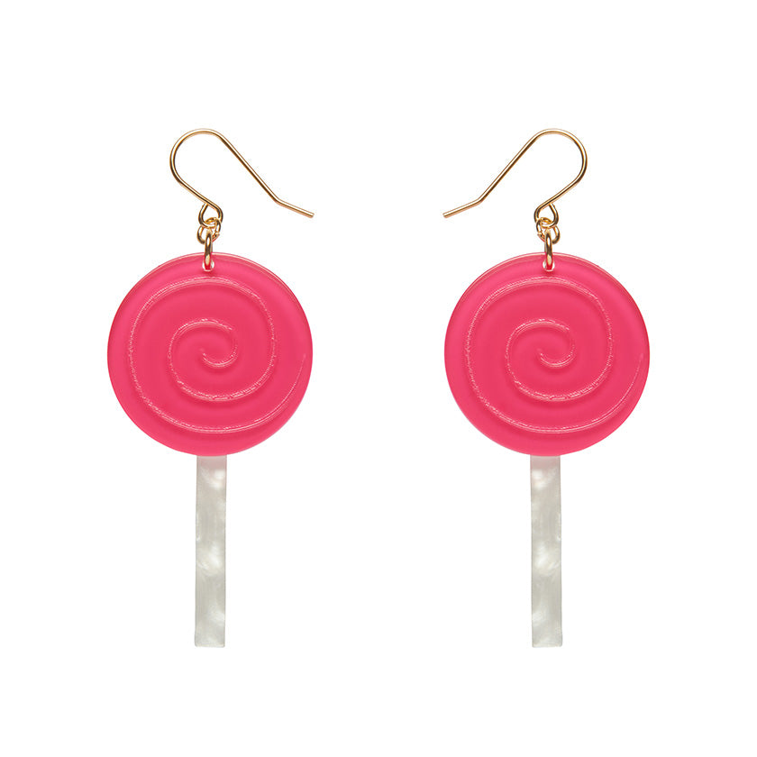 Erstwilder Essentials X Willy Wonka Lollypop Drop Earrings (4 Colorways)