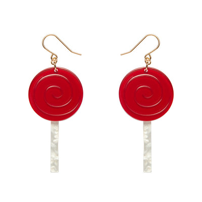 Erstwilder Essentials X Willy Wonka Lollypop Drop Earrings (4 Colorways)