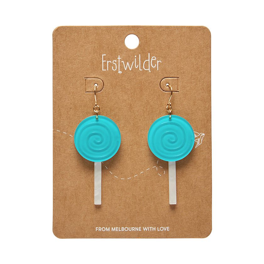 Erstwilder Essentials X Willy Wonka Lollypop Drop Earrings (4 Colorways)