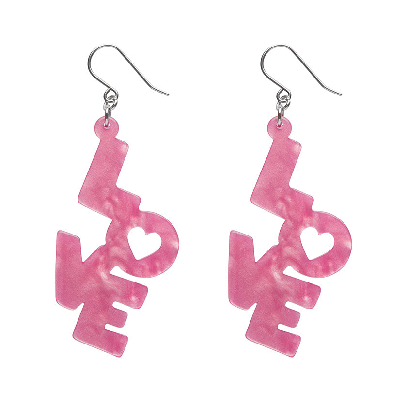 Erstwilder Essentials LOVE Drop Earrings (3 Colorways)