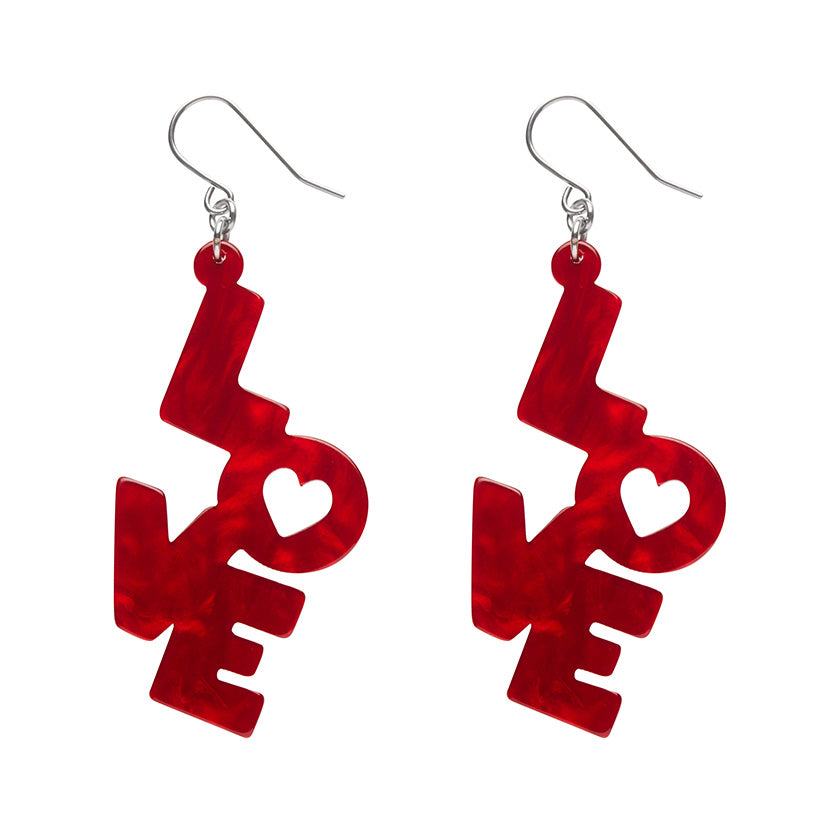 Erstwilder Essentials LOVE Drop Earrings (3 Colorways)