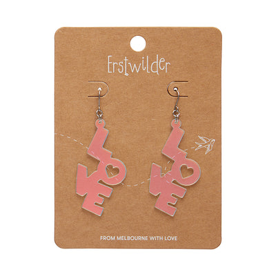 Erstwilder Essentials LOVE Drop Earrings (3 Colorways)