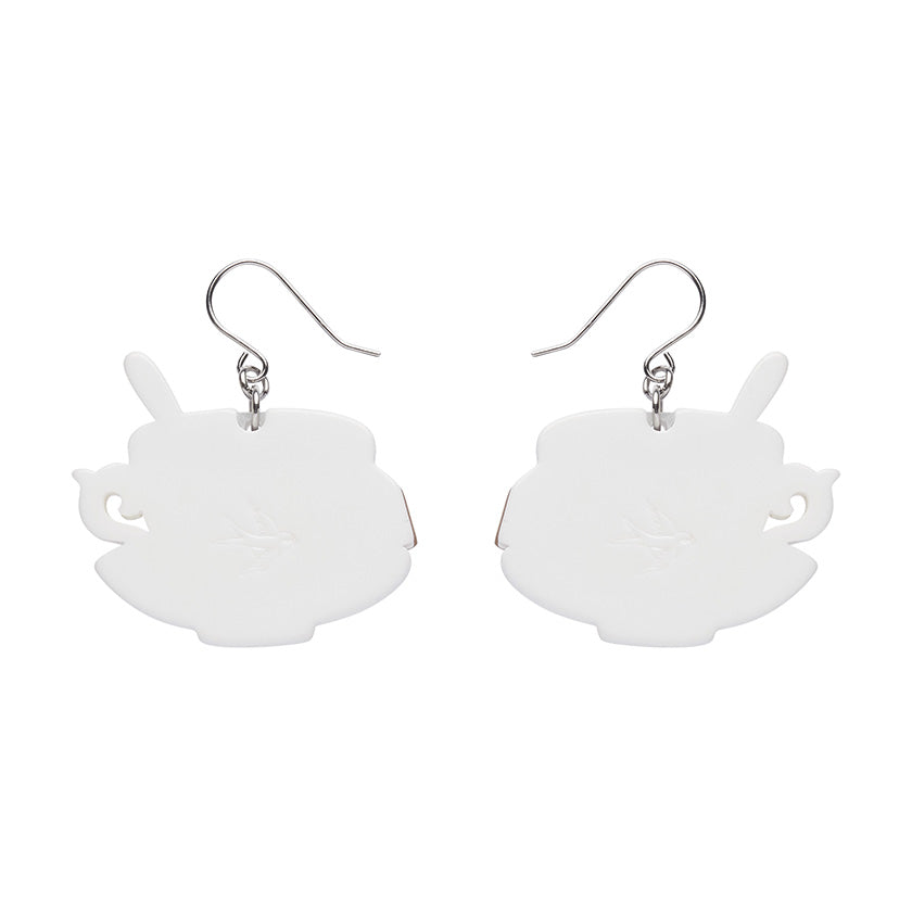 Erstwilder  Fancy a Cuppa Drop Earrings