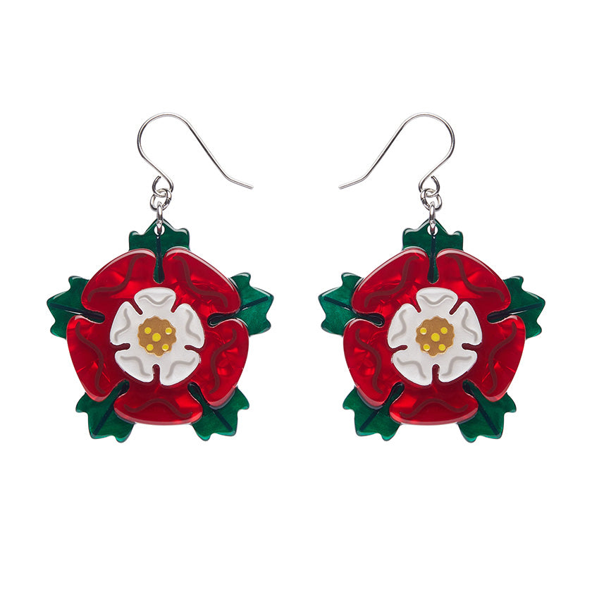 Erstwilder Tudor Rose Drop Earrings