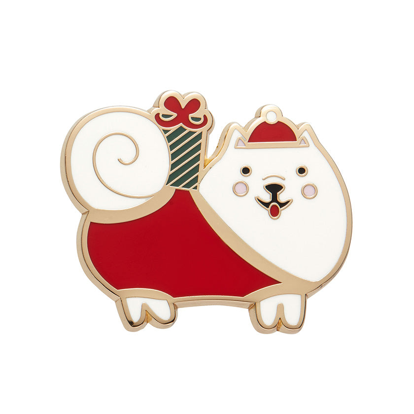 Erstwilder Santa Paws Enamel Pin