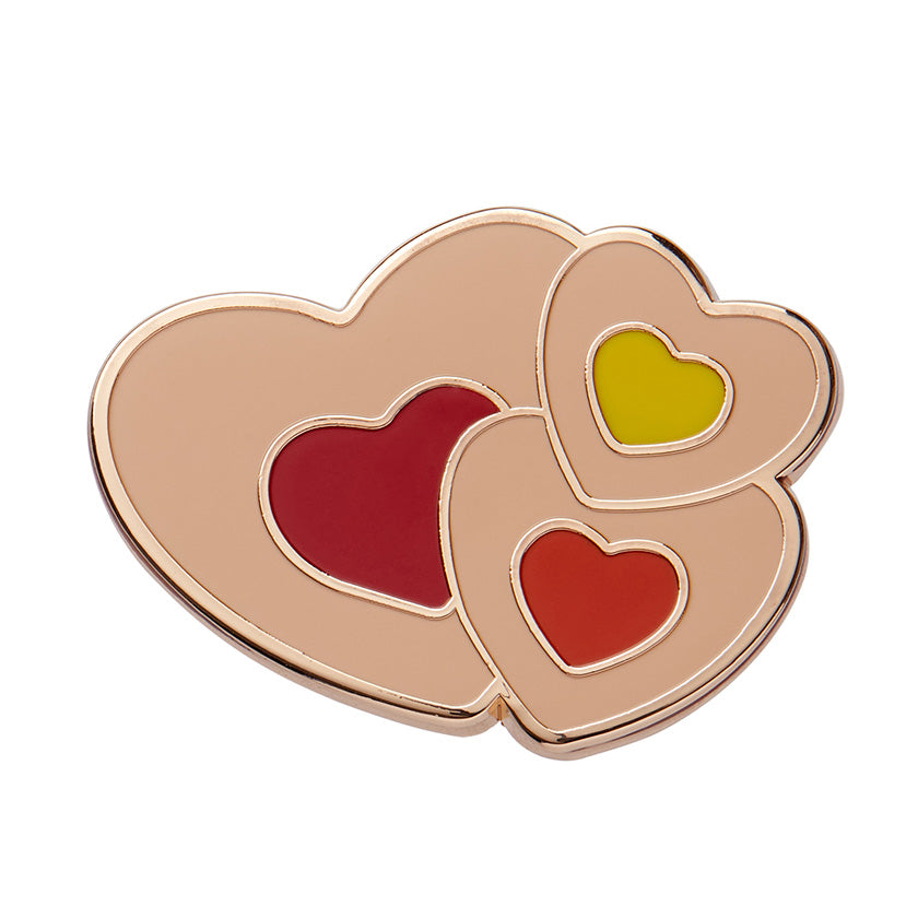 Erstwilder X Katherine Sabbath Lolly Heart Cookies Enamel Pin