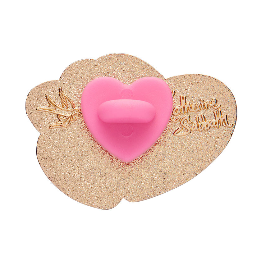 Erstwilder X Katherine Sabbath Lolly Heart Cookies Enamel Pin