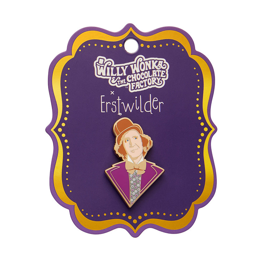 Erstwilder X Willy Wonka Mr Wonka Enamel Pin