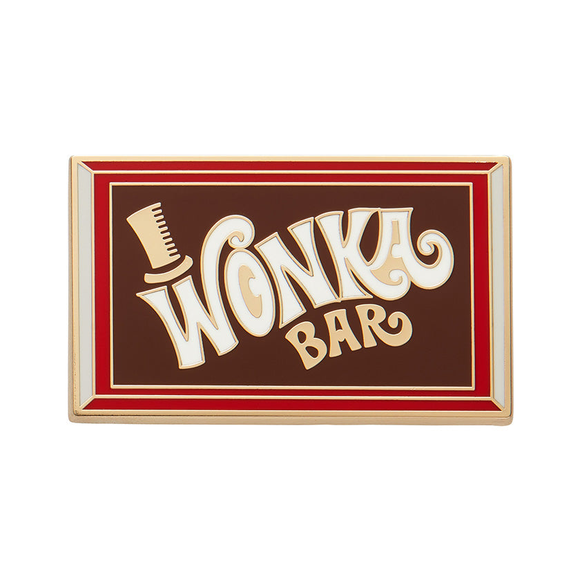 Erstwilder X Willy Wonka Original Wonka Bar Enamel Pin