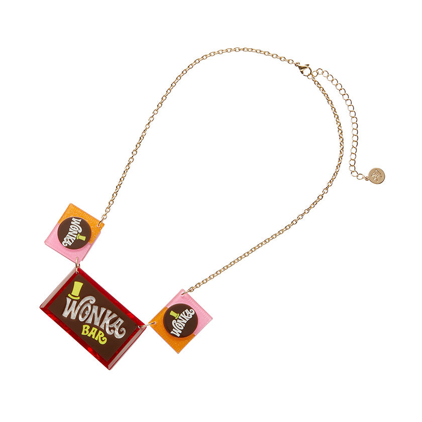 Erstwilder X Willy Wonka Wonka Chocolate Bars Necklace