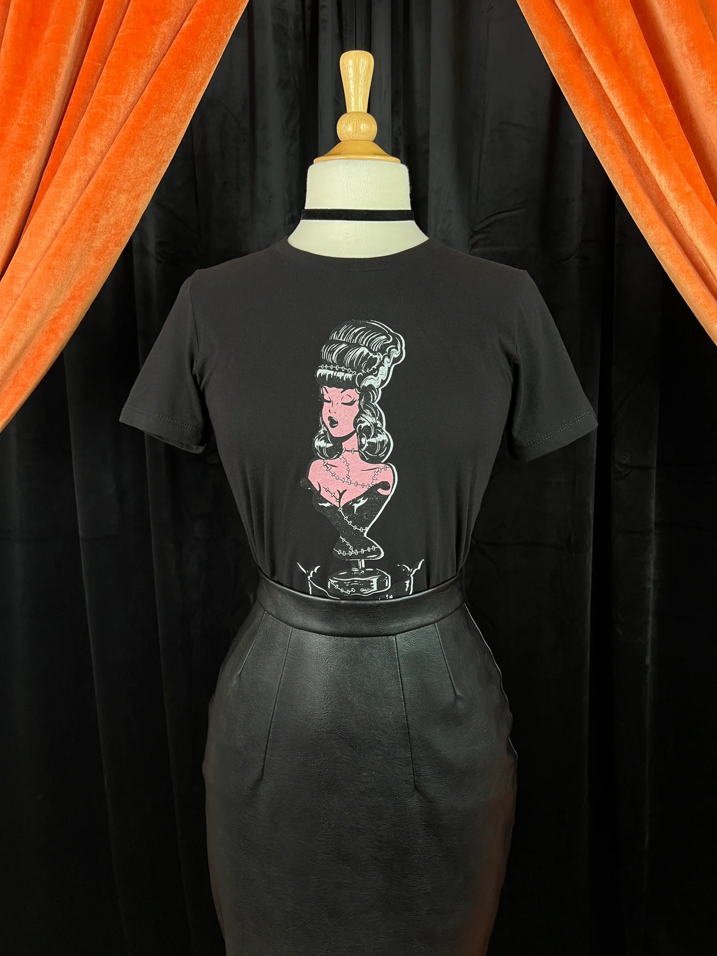 Mrs. Frankenstein Fitted Tee