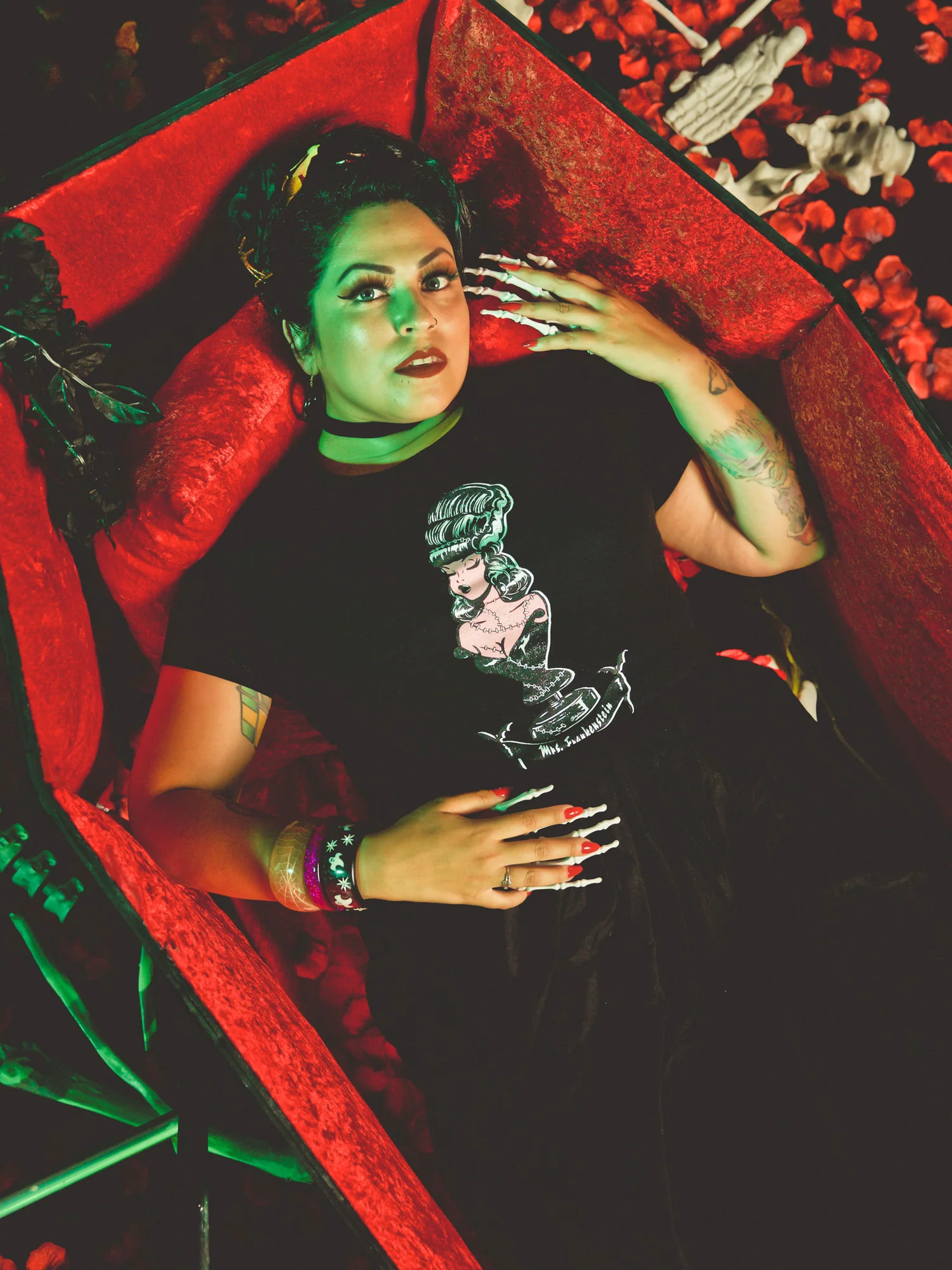 Mrs. Frankenstein Fitted Tee