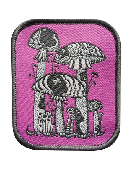 Psychedelic Fungirls Embroidered Patch (2 Colorways)