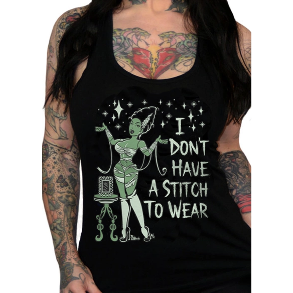 I Don’t Have a Stitch to Wear Racerback Tank